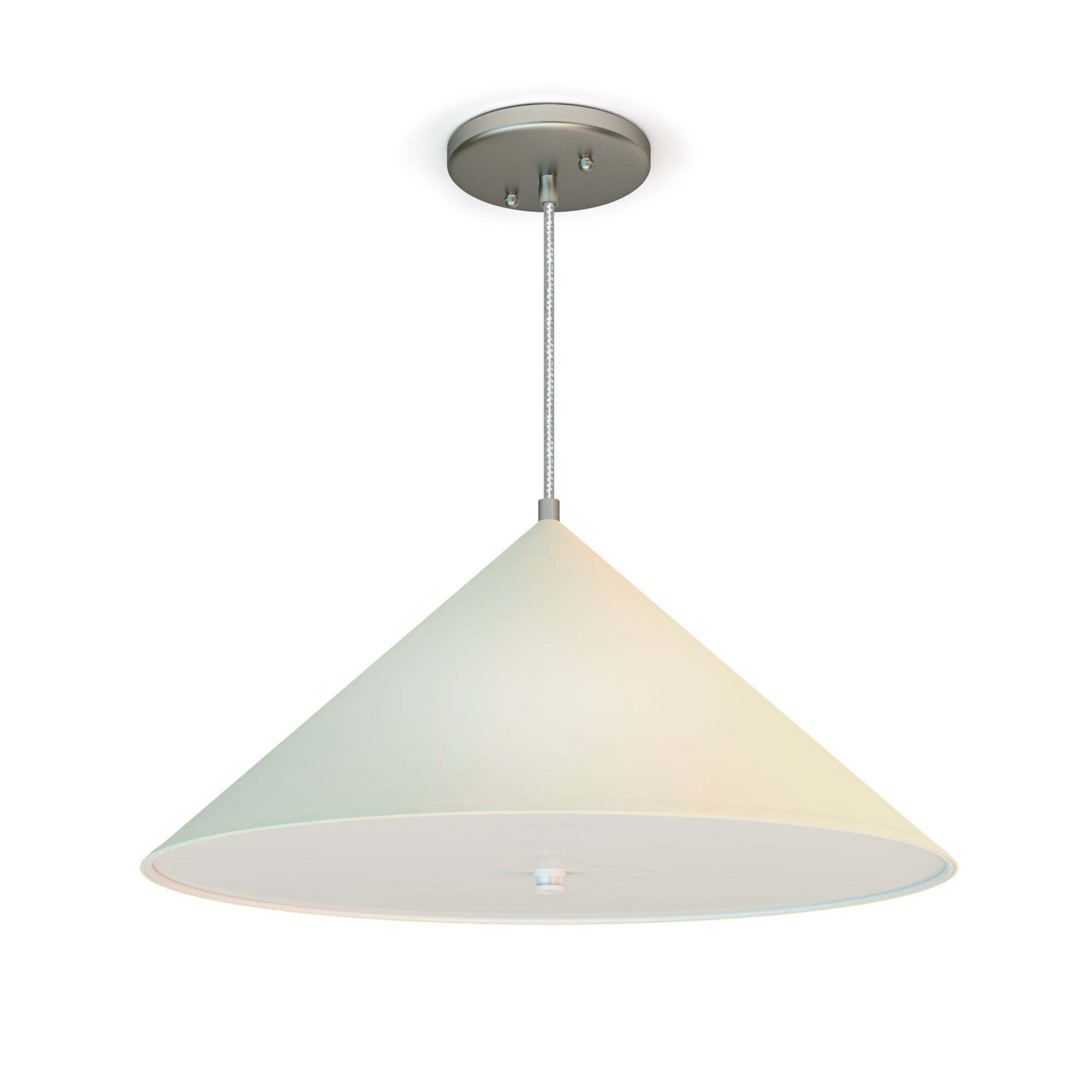 The Angelica hanging ceiling light is the perfect addition to any space within your home or hospitality project. Available in a variety of sizes with hand-tailored textured fabric or a photo veneer shade, this light brings texture and beauty to bars, kitchen islands, hallways, foyers, and bedrooms.