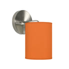 The Blair Wall Sconce from Seascape Fixtures in silk, orange color.