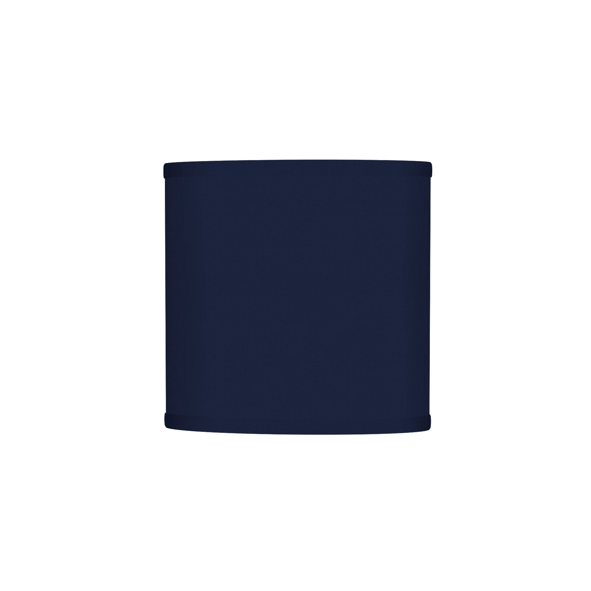 The Bryant Wall Sconce from Seascape Fixtures with a linen shade in navy color.