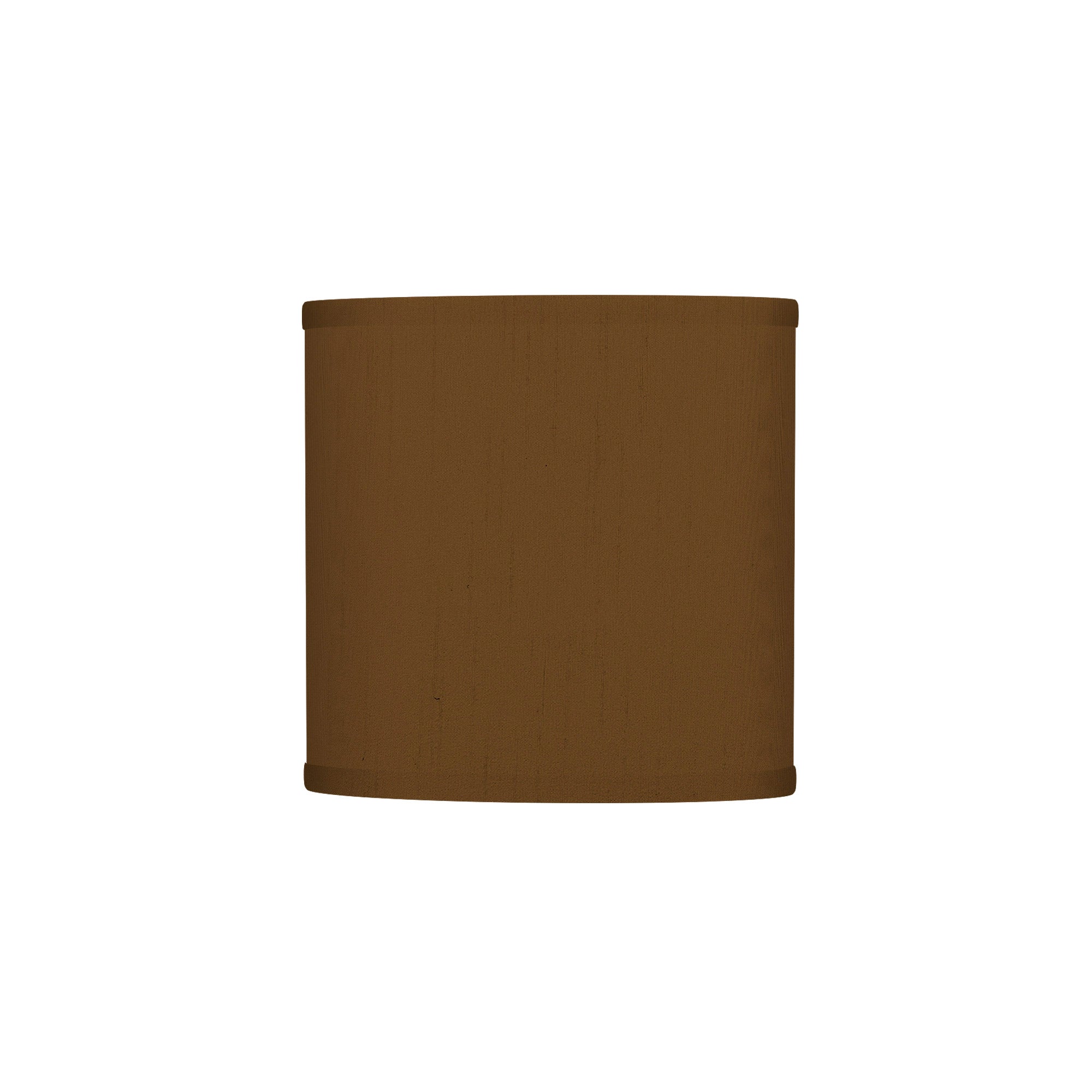 The Bryant Wall Sconce from Seascape Fixtures with a silk shade in antique copper color.