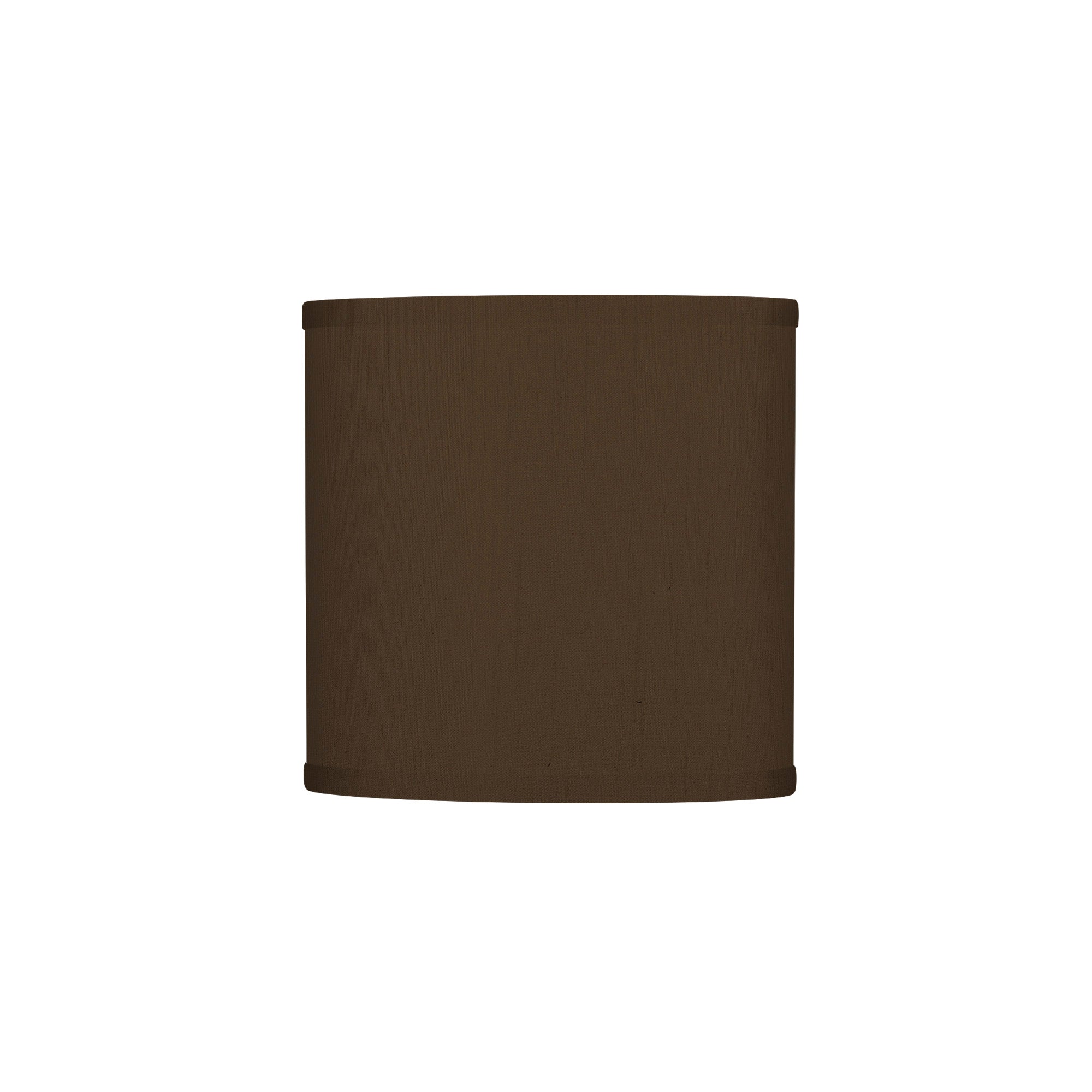 The Bryant Wall Sconce from Seascape Fixtures with a silk shade in chocolate color.