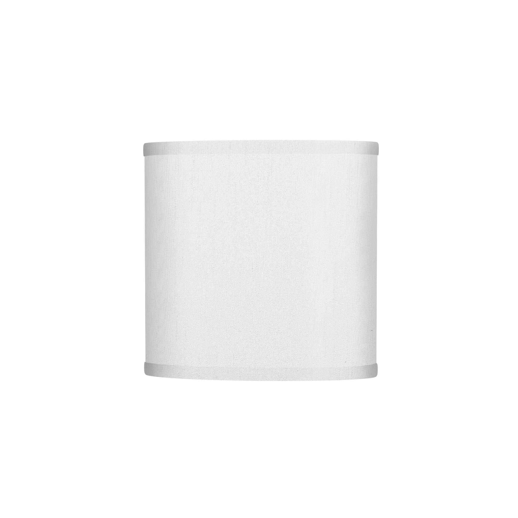 The Bryant Wall Sconce from Seascape Fixtures with a silk shade in white color.