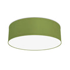 The Lisa Flush Mount from Seascape Fixtures in silk, verde color.
