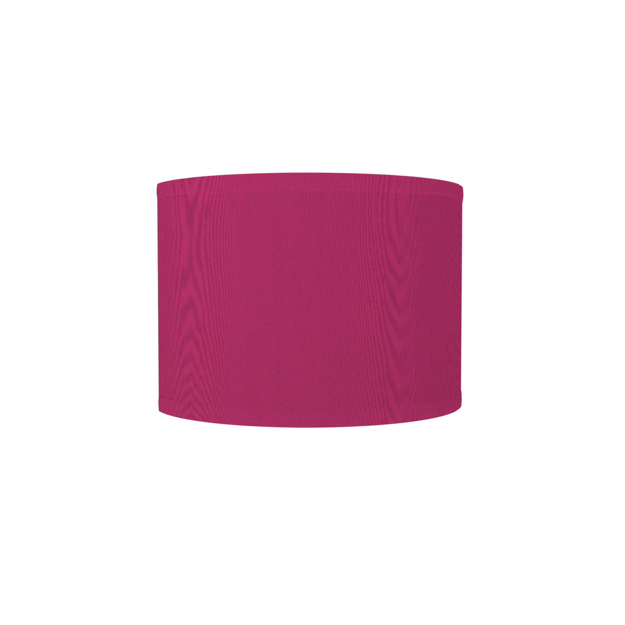 The Bryce Wall Sconce from Seascape Fixtures with a silk shade in berry color.