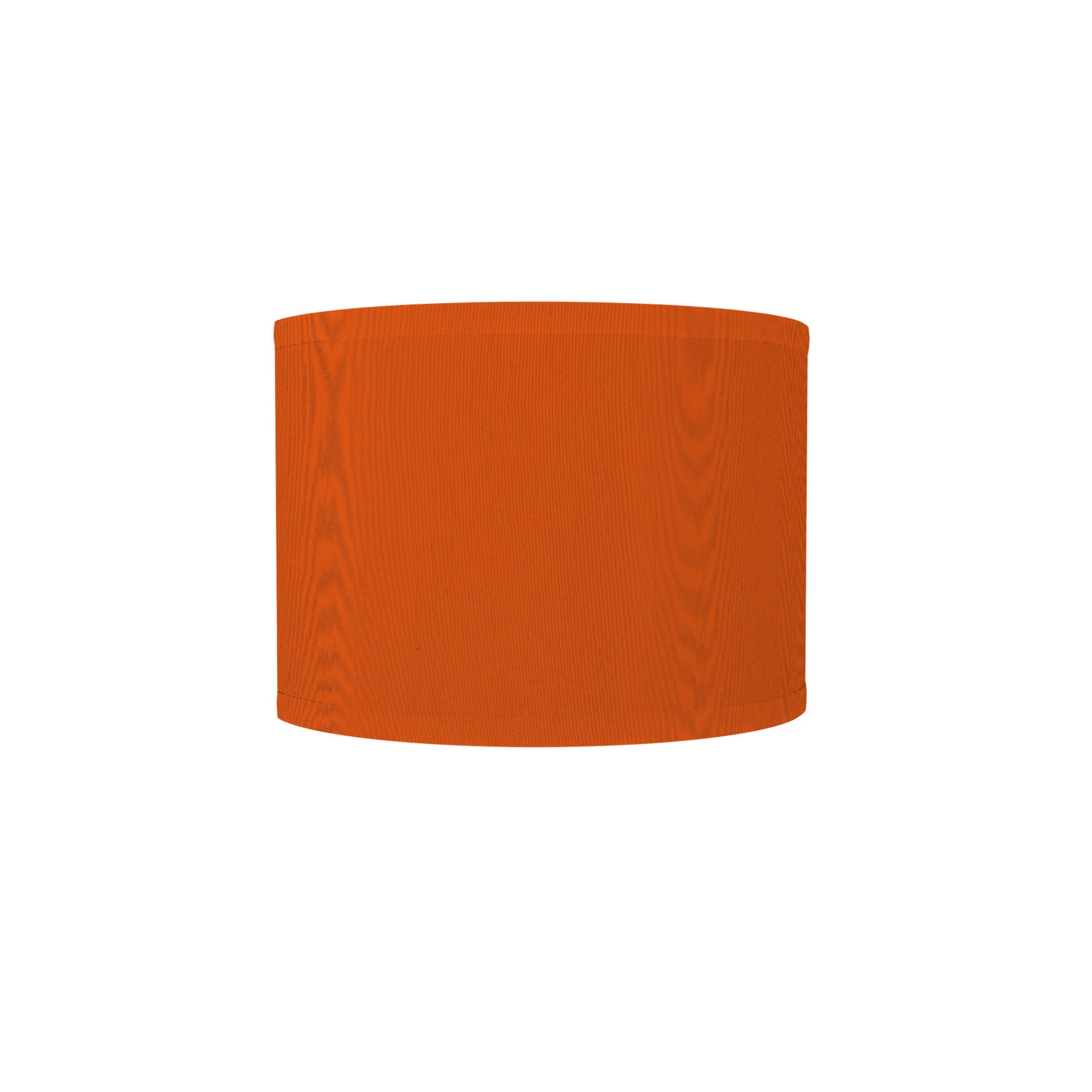 The Bryce Wall Sconce from Seascape Fixtures with a silk shade in orange color.