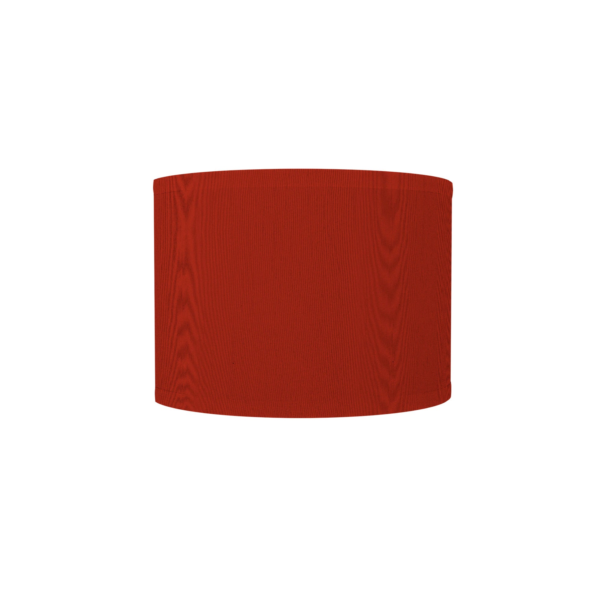The Bryce Wall Sconce from Seascape Fixtures with a silk shade in red color.