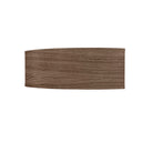 The Mora Wall Sconce from Seascape Fixtures with a photo veneer shade in walnut color.