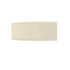 The Mora Wall Sconce from Seascape Fixtures with a silk shade in cream color.