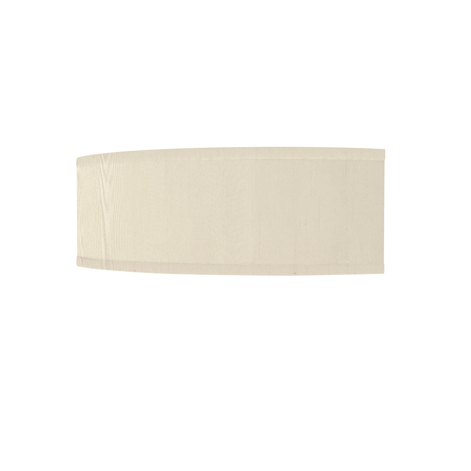 The Mora Wall Sconce from Seascape Fixtures with a silk shade in cream color.