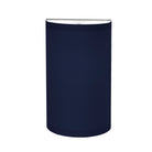 The Myra Wall Sconce from Seascape Fixtures in linen, navy color.