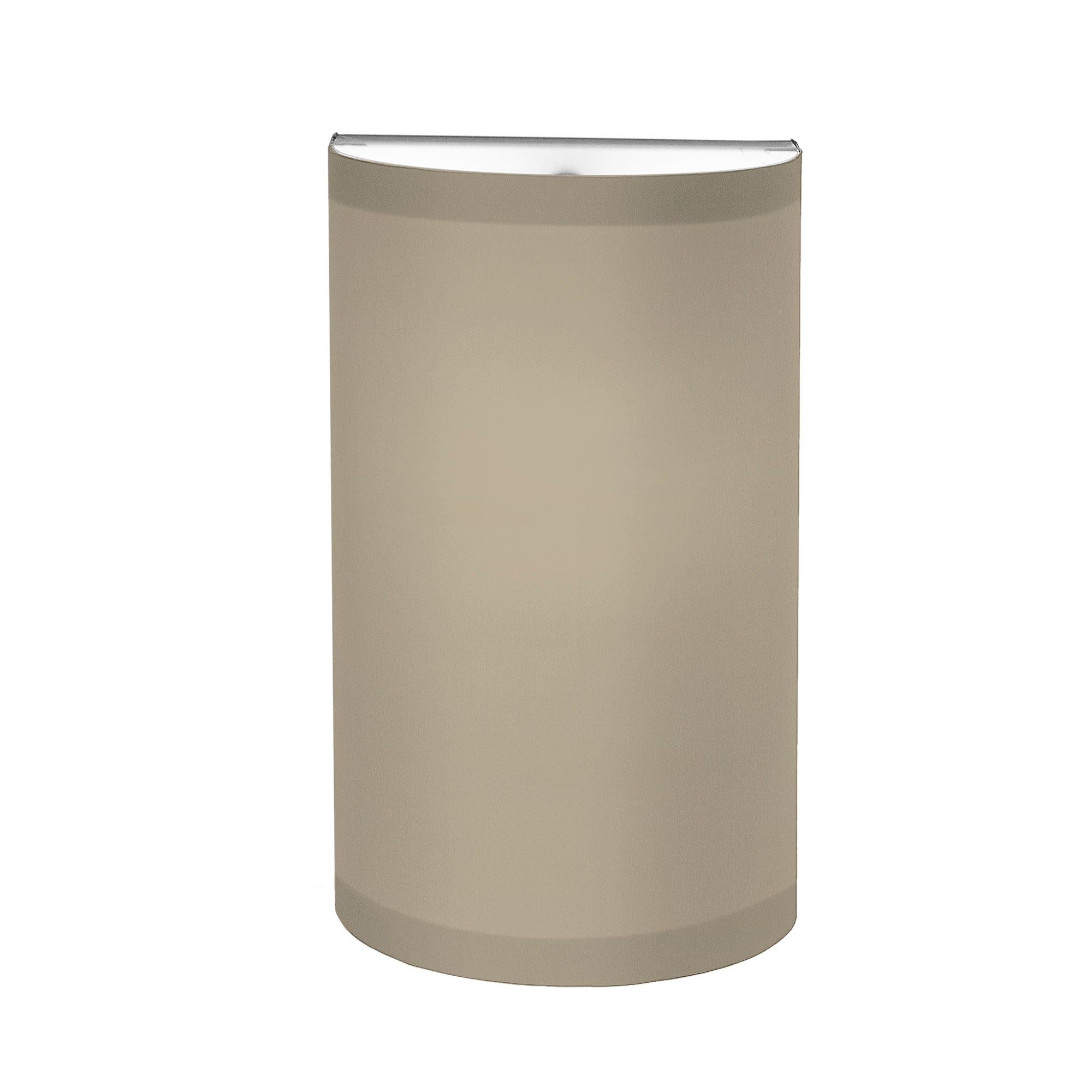 The Myra Wall Sconce from Seascape Fixtures in linen, tan color.