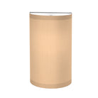 The Myra Wall Sconce from Seascape Fixtures in silk, champagne color.