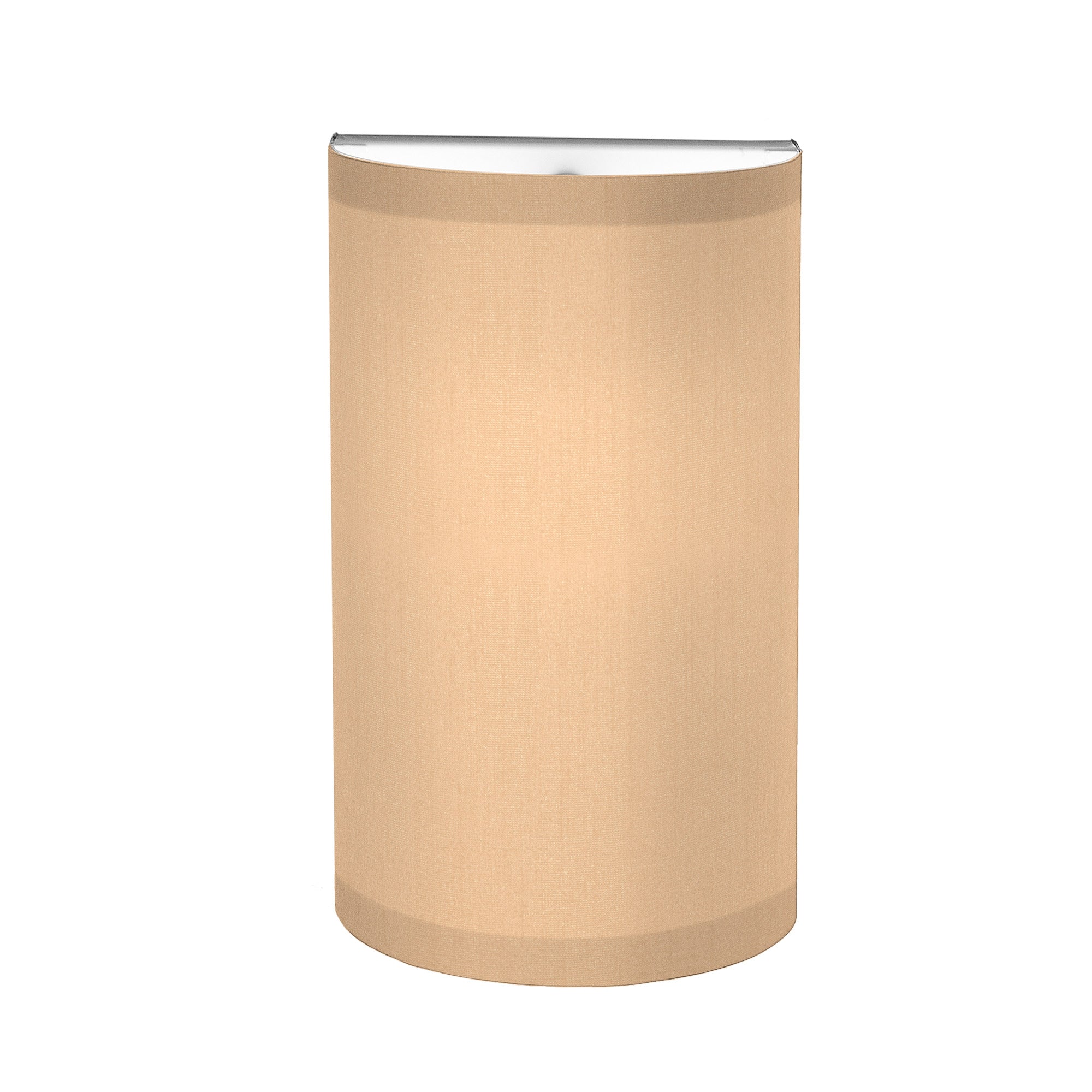 The Myra Wall Sconce from Seascape Fixtures in silk, champagne color.