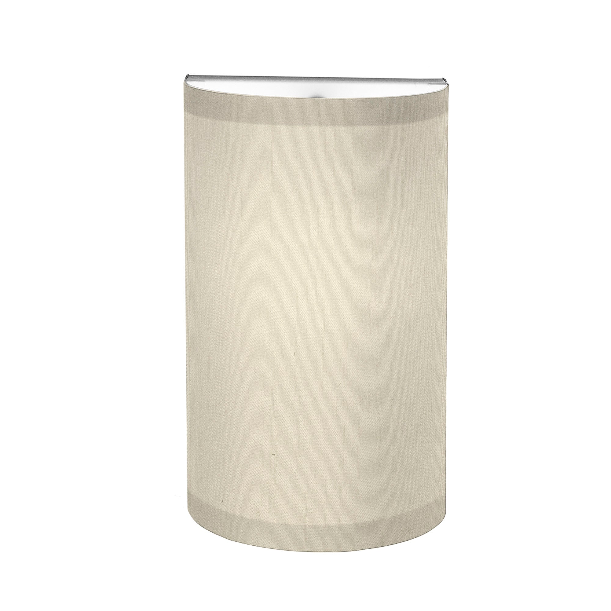 The Myra Wall Sconce from Seascape Fixtures in silk, cream color.