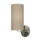 The Uma Wall Sconce from Seascape Fixtures in linen, tan color.
