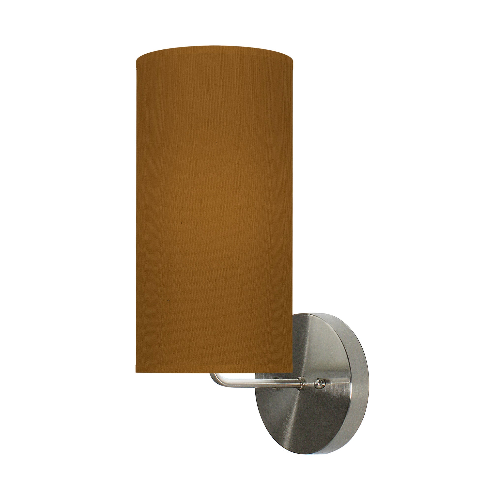 The Uma Wall Sconce from Seascape Fixtures in silk, antique copper  color.
