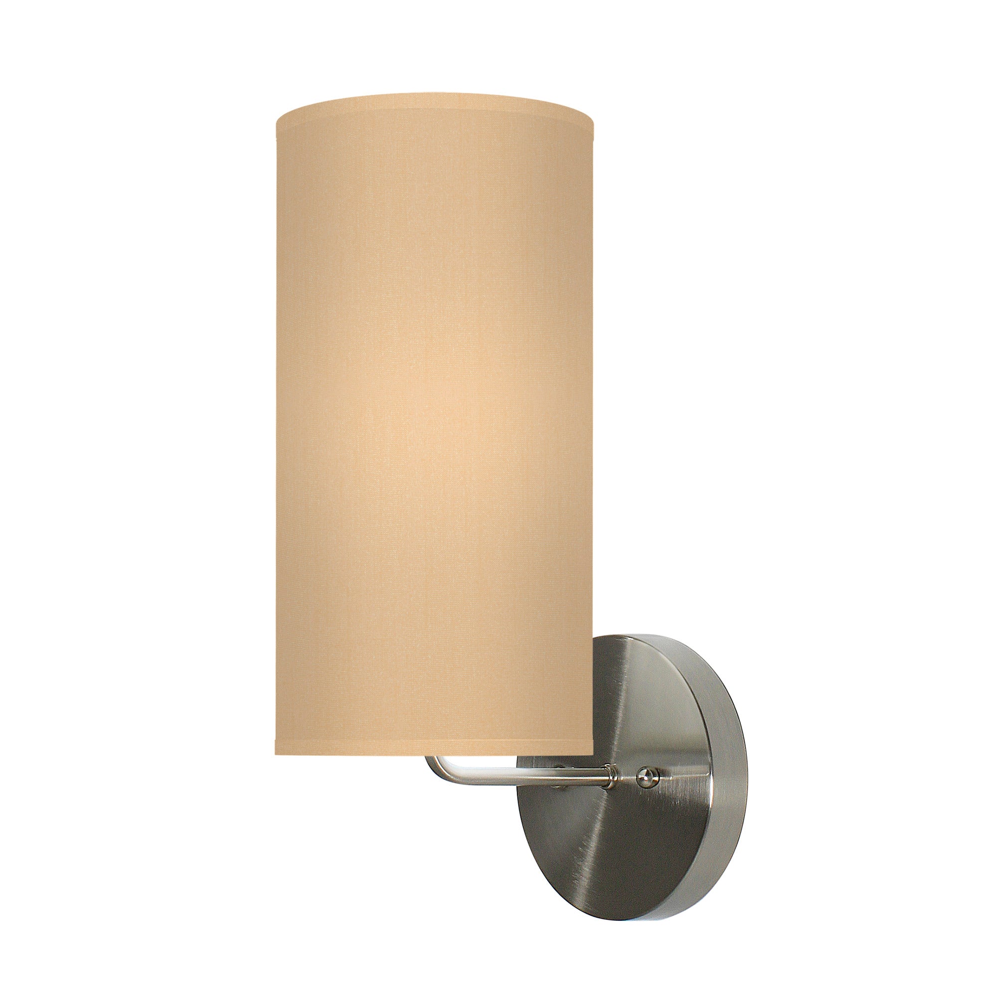 The Uma Wall Sconce from Seascape Fixtures in silk, champagne color.