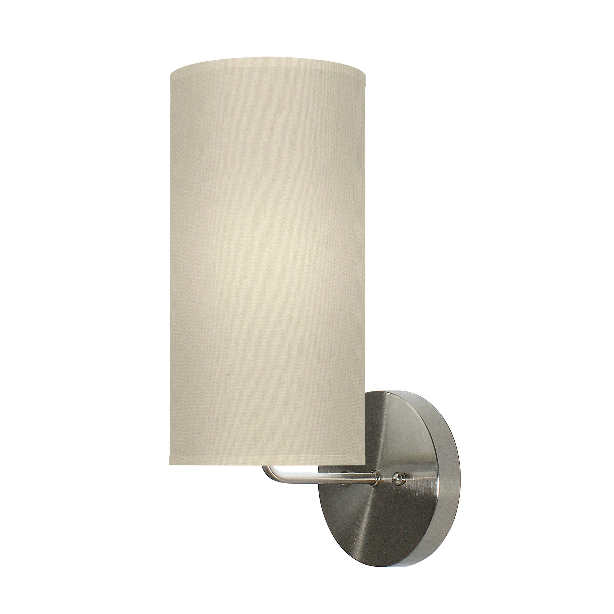 The Uma Wall Sconce from Seascape Fixtures in silk, cream color.