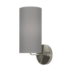 The Uma Wall Sconce from Seascape Fixtures in silk, gunmetal color.