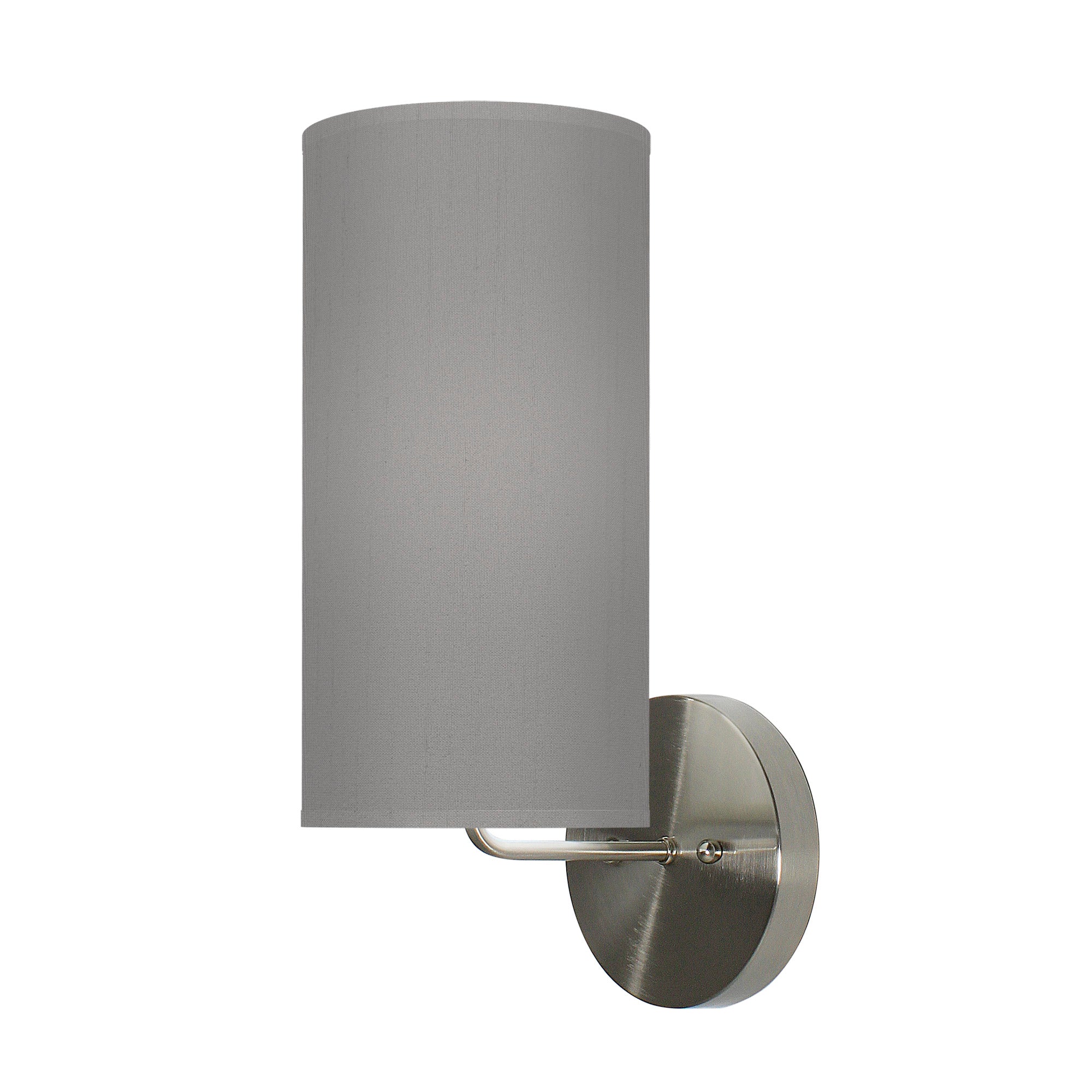 The Uma Wall Sconce from Seascape Fixtures in silk, gunmetal color.