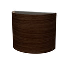The Vita Wall Sconce from Seascape Fixtures in photo veneer, chocolate color.
