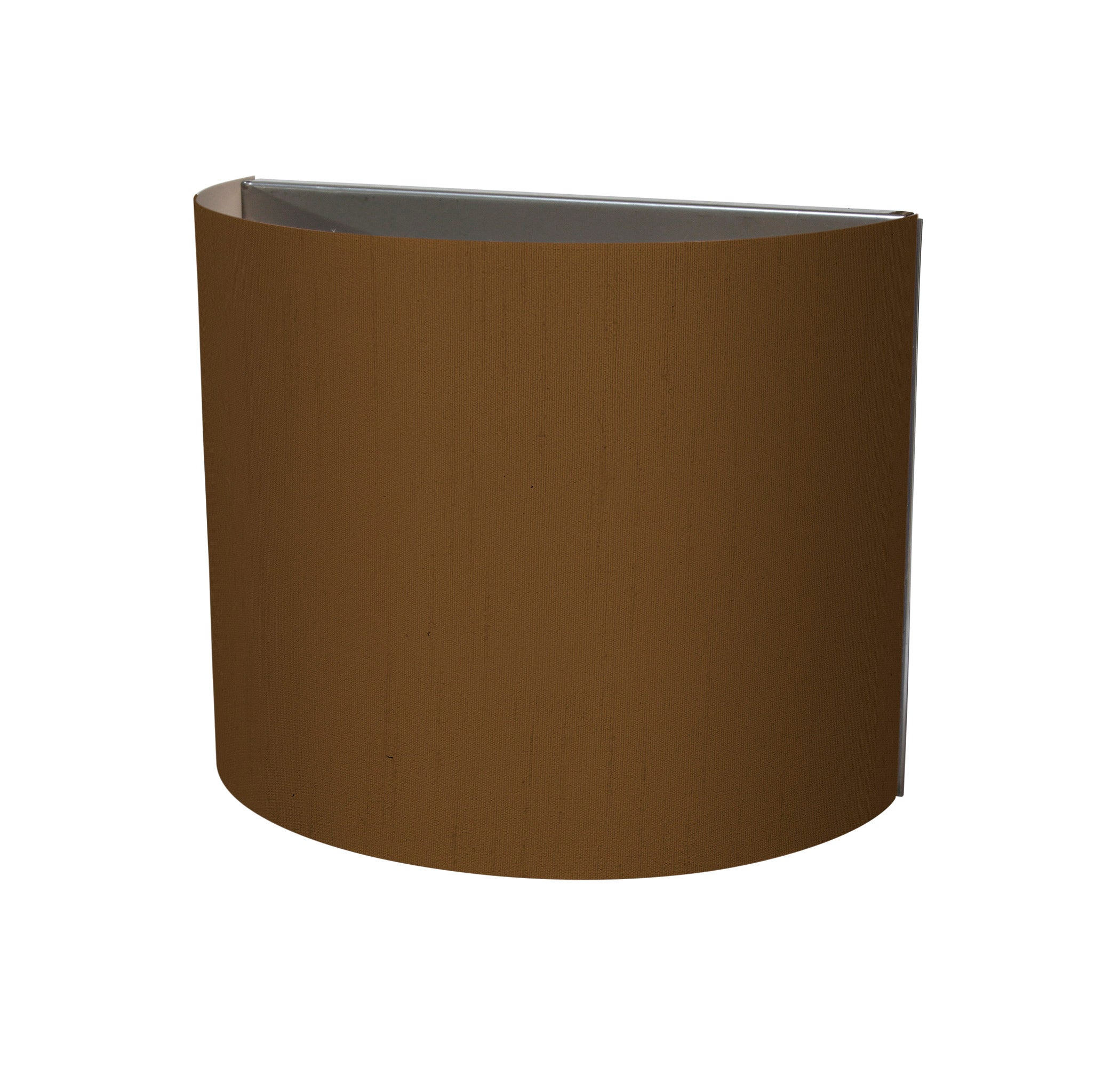 The Vita Wall Sconce from Seascape Fixtures in silk, antique copper color.