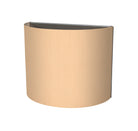 The Vita Wall Sconce from Seascape Fixtures in silk, champagne color.