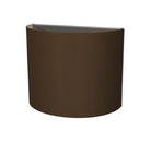 The Vita Wall Sconce from Seascape Fixtures in silk, chocolate color.