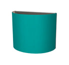 The Vita Wall Sconce from Seascape Fixtures in silk, turquoise color.