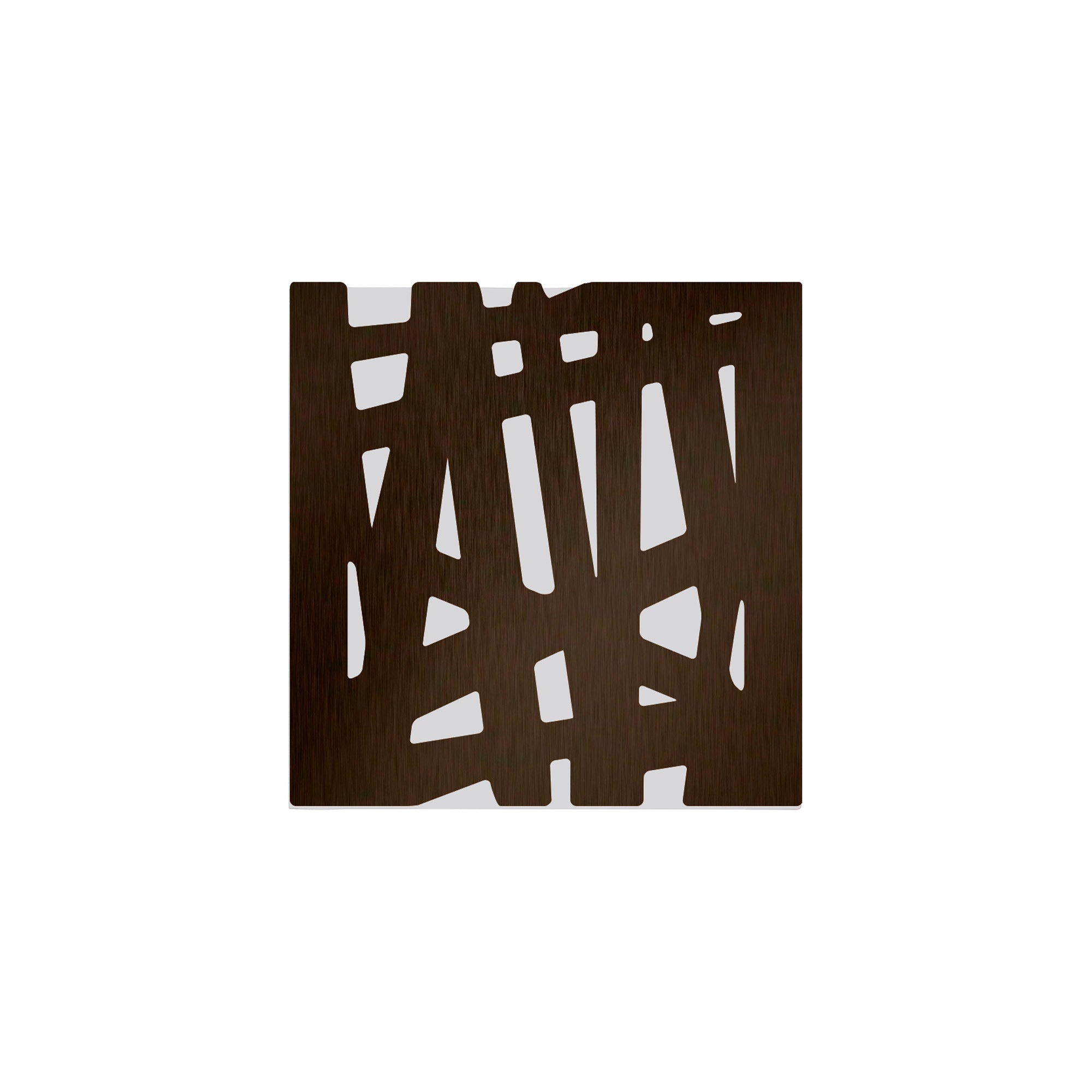 The Zen Wall Sconce from Seascape Fixtures, Sticks style in brown color.